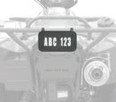 QuadBoss ATV License Plate Kit - Black