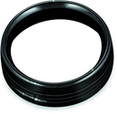 Kuryakyn 7-Inch Headlamp Trim Ring in Gloss Black for Harley Davidson Touring Models