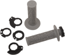MOOSE OFFROAD 36 Series Lock-On Grips - Gray/Silver B36MRG-S