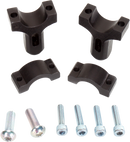 MOOSE OFFROAD 1-1/8" Mount Clamps for Aluminum Handguards - Black 50-014B