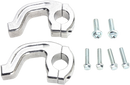 MOOSE OFFROAD Replacement Contour Handguard Inner Mount Clamp - 7/8" - Silver 50-232S