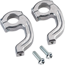 MOOSE OFFROAD Replacement Contour Handguard Inner Mount Clamp - Pro Taper - Silver 50-214S