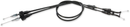 MOOSE OFFROAD Black Vinyl Throttle Cable - 39-3/4" - Suzuki 45-1028