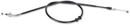 MOOSE OFFROAD Black Vinyl Clutch Cable - Yamaha 45-2020