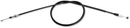 MOOSE OFFROAD Black Vinyl Clutch Cable - Yamaha 45-2113