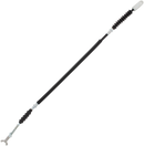 MOOSE OFFROAD Black Vinyl Brake Cable - Rear - Kawasaki 45-4025