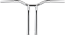 LA CHOPPERS Kage Fighter Welded Bent-Riser Handlebar - One Piece - 12" - Chrome LA-7338-12
