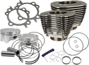 S&S CYCLE 107" Big Bore Cylinder Kit - Wrinkle Black - Twin Cam 910-0500