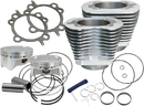 S&S CYCLE 107" Big Bore Cylinder Kit - Silver - Twin Cam 910-0480