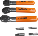 LANG TOOLS Fine-Tooth Wrenches with Bits - Set 5220
