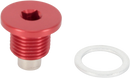 MOOSE OFFROAD Magnetic Drain Plug - Red - Husqvarna DP126