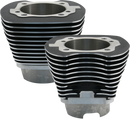 S&S CYCLE Cylinders - 4.125" - Black 910-0401