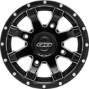 QuadBoss Grinder 12x7 4/137 5+2 Alloy Wheel for Powersports Vehicles