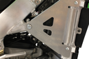 WORKS CONNECTION Kawasaki 18-198 Radiator Brace Set in Silver