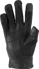 Kuryakyn River Road Tucson Leather Perforated Gloves for Women - Small, Black