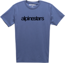 ALPINESTARS Heritage Word T-Shirt - Blue - Medium 12107300672M