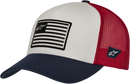 ALPINESTARS Flag Snapback Hat - White/Navy/Red - One Size 1211810132074OS