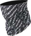 ALPINESTARS Neck Tube - Linear - Black/White 4759421-12