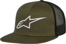 ALPINESTARS Corp Trucker Hat - Military/Black - One Size 1025810036910OS