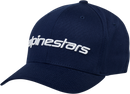ALPINESTARS Linear Hat - Navy/White - Small/Medium 1230810057020SM