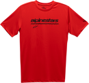 ALPINESTARS Tech Line Up Performance T-Shirt - Red - XL 12117380030XL