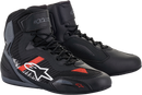ALPINESTARS Faster-3 Rideknit® Shoes - Black/Gray/Red - US 7 / EU 39 251031911657