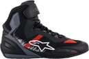 ALPINESTARS Faster-3 Rideknit® Shoes - Black/Gray/Red - US 13.5 / EU 47.5 25103191165135