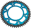MOOSE OFFROAD Dual Sprocket - 49 Tooth - Blue - Yamaha 1210-251-49-12X