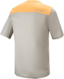 ALPINESTARS Drop 4.0 Short-Sleeve Jersey - Gray Steel/Tangerine - Medium 1766220-6004-MD