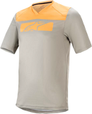 ALPINESTARS Drop 4.0 Short-Sleeve Jersey - Gray Steel/Tangerine - Medium 1766220-6004-MD