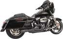 BASSANI XHAUST Road Rage II 2-Into-1 Mid-Length Exhaust System - Black 1F72B