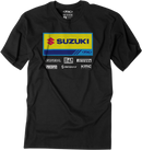FACTORY EFFEX Suzuki 21 Racewear T-Shirt - Black - Medium 24-87422