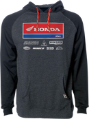FACTORY EFFEX Honda 21 Racewear Hoodie - Charcoal/Black - 2XL 24-88328