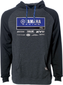 FACTORY EFFEX Yamaha 21 Racewear Hoodie - Charcoal/Black - Medium 24-88222