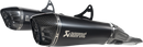 AKRAPOVIC Slip-On Series Muffler - Titanium/Carbon Fiber - Black S-S13SO4-HRAATBL