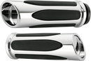 ARLEN NESS Deep Cut Comfort Series Grips - Cable - Chrome 07-050
