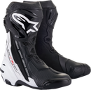ALPINESTARS Supertech R Boots - Black/White - US 7.5 / EU 41 2220021-12-41