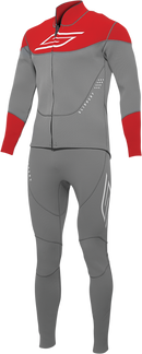SLIPPERY Breaker Wetsuit and Jacket Combo 3XL – Charcoal and Red, Part Number 3201-0287