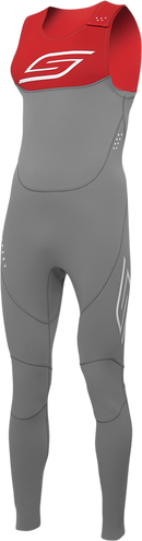 SLIPPERY Breaker Wetsuit and Jacket Combo - Charcoal/Red XL (Part