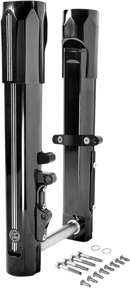 Performance Machine (PM) Contrast Cut Lower Fork Legs for 5.5-Inch Wide Wheels and Single or Dual Disc Applications – Part No. 0208-2174-BM