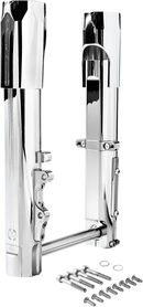 Performance Machine (PM) Chrome Fork Legs - Lower for Single Disc Applications, Part