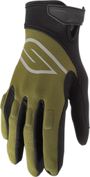 SLIPPERY Circuit Gloves Model 3260-0438 – Olive and Black, Extra Small