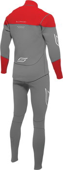 SLIPPERY Breaker Wetsuit and Jacket Combo – Charcoal/Red, Size Large (Part No. 3201-0284)