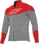 SLIPPERY Breaker Wetsuit and Jacket Combo – Charcoal/Red, Size Large (Part No. 3201-0284)