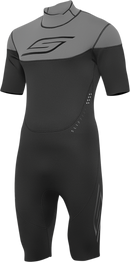 SLIPPERY Breaker Spring Suit 3XL - Black/Charcoal with 3/4 Zipper and Neoprene Comfort