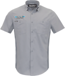 THROTTLE THREADS Drag Specialties Vented Shop Shirt - Gray - XL DRG31ST26GYXL