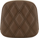 SADDLEMEN Sissy Bar Pad - Lattice Stitched - Brown FL '99-'22 040745