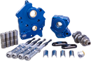 S&S CYCLE Cam Chest Kit with Plate - Chain Drive - Oil Cooled - 475 Cam - Chrome Pushrods - M8 310-1004B