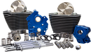 S&S CYCLE 124" Power Package - Chain Drive - Highlighted Fins - Chrome Pushrod Tubes - 107" M8 310-1052B