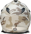 Z1R Range Helmet - Camo Desert Large with Drop-Down Sun Visor and Removable Lining